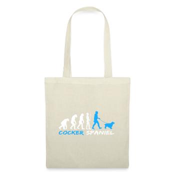 Cocker anglais Cocker Spaniel Chien Evolution - Sac en tissu - nature - Devant