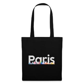Chemise de ville « Paris » Dark - Sac en tissu - noir - Devant
