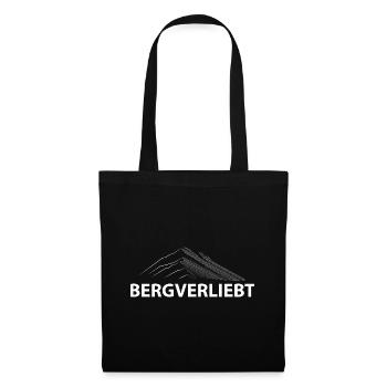 Bergverliebt - (9) - Stoffbeutel - Schwarz - Vorne