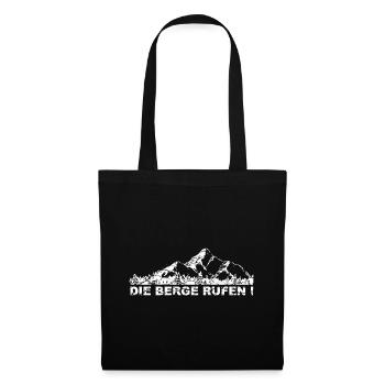 Die Berge Rufen - (9) - Stoffbeutel - Schwarz - Vorne
