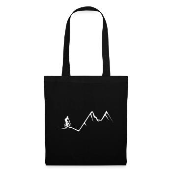 Montagne - Cyclisme - (16) - Sac en tissu - noir - Devant