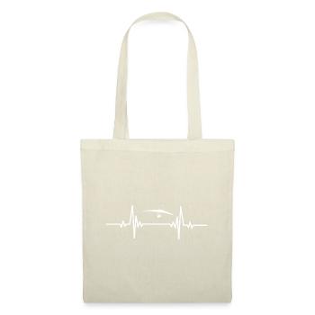 Centre de glisse Heartbeat - Sac en tissu - nature - Devant