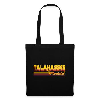 Talahassee sommerliches Florida Design - Stoffbeutel - Schwarz - Vorne