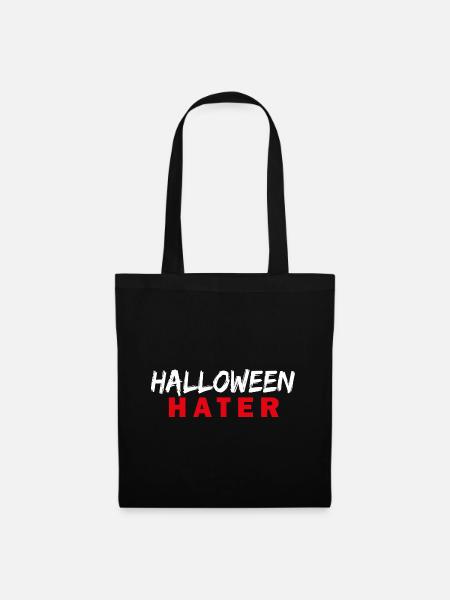 HALLOWEEN Hater - Stoffbeutel - Schwarz