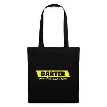 Darter mit Leib und Seele - Stoffbeutel - Schwarz - Vorne