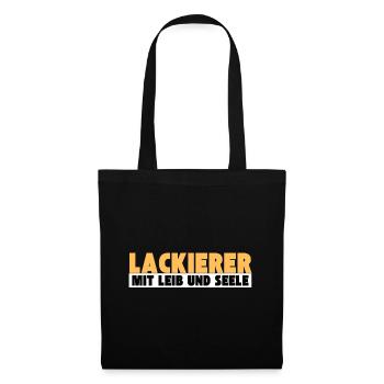 Lackierer mit Leib und Seele - Stoffbeutel - Schwarz - Vorne