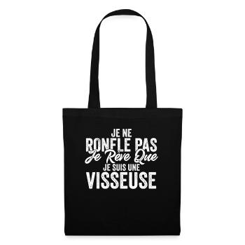 Visseuse Bricolage Humour Pour Grand-Père Cadeau - Sac en tissu - noir - Devant