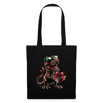 Tyrannosaurus Rex Romantic Valentine's Day Humor - Tote Bag - black - Front