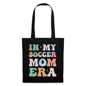 In My Soccer Mom Era Groovy Retro - Tote Bag - black - Front