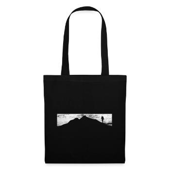 Mountain - Hikers - (2) - Tote Bag - black - Front