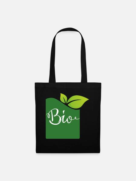 bio - Stoffbeutel - Schwarz