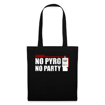 No pyro no party salut - Tote Bag - black - Front