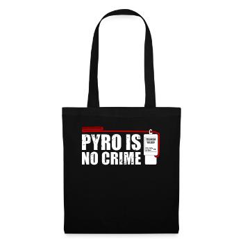 Pyro n'est pas un feu d'artifice de crime - Sac en tissu - noir - Devant