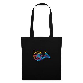 Horn Français Horn Horn Orchestra Cadeau - Sac en tissu - noir - Devant