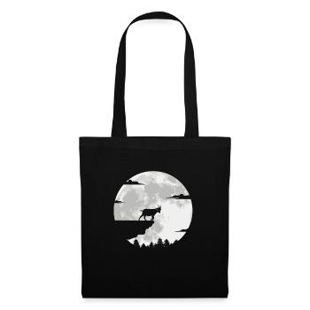Chèvres cadeaux caprin Capricorne Capricorne capricorne lune - Sac en tissu - noir - Devant
