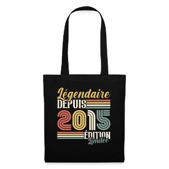 Légendaire Depuis 2015 - Sac en tissu - noir - Devant