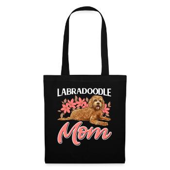 Labradoodle Dog - Tote Bag - black - Front