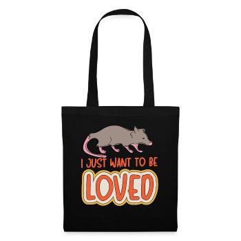Opossum Ironic Saying Cute Opossum Rodent Animal - Tote Bag - black - Front