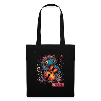 Cute Monster Music 7 - Stoffbeutel - Schwarz - Vorne