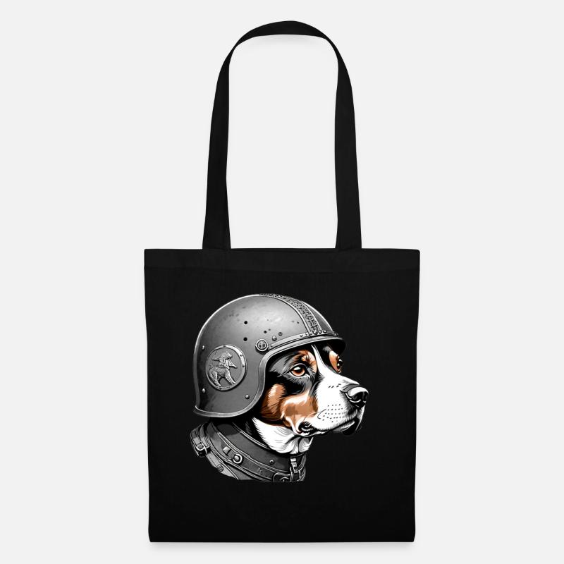 Beagle - Stoffbeutel - Schwarz