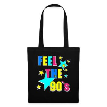 Ressentez les années 90 - Sac en tissu - noir - Devant
