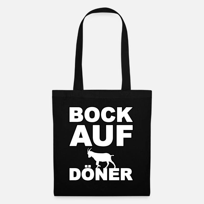 Bock auf Döner - Stoffbeutel - Schwarz