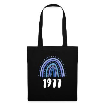 Blue Rainbow Année de naissance née en 1977 - Sac en tissu - noir - Devant