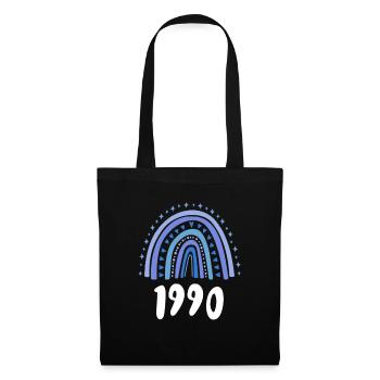 Blue Rainbow Année de naissance née en 1990 - Sac en tissu - noir - Devant