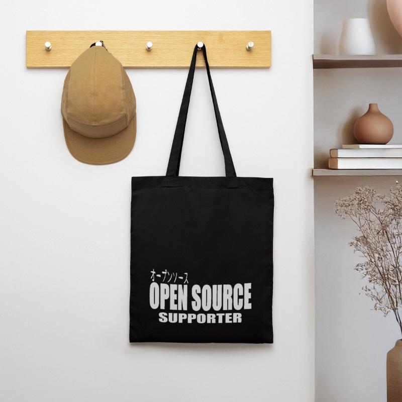 LUZILLION CODER COUTURE, PARTISAN DE L’OPEN SOURCE Sac en tissu