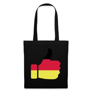 Thumbs up for Germany - Tote Bag - black - Front