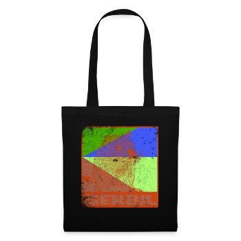 Gerbil dans le look used - Sac en tissu - noir - Devant