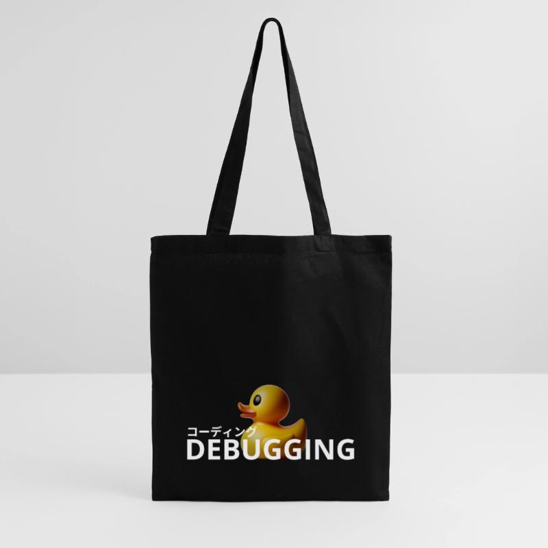 LUZILLION CODER COUTURE, RUBBER DUCK DEBUGGING Tote Bag