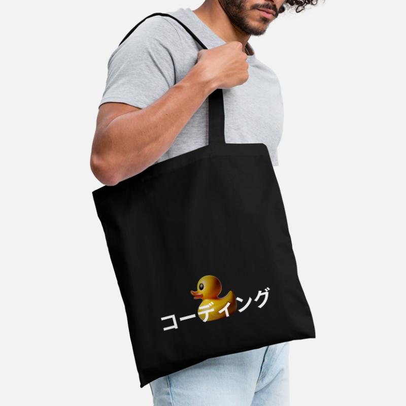 LUZILLION CODER COUTURE, DÉBOGAGE DE RUBBER DUCK Sac en tissu