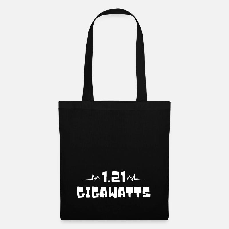 1.21 gigawatts. Back to the future. Time machine - Tote Bag - black
