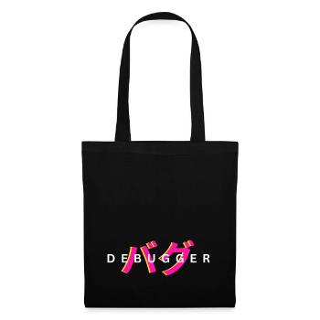 LUZILLION DEBUGGER PRINT FOR CODER AND GAMER - Stoffbeutel - Schwarz - Vorne