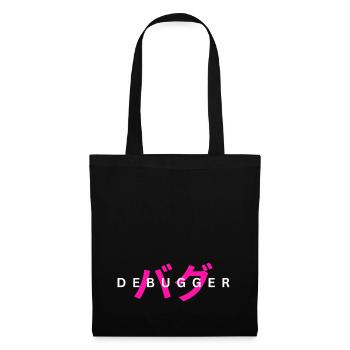LUZILLION DEBUGGER PRINT FOR CODER AND GAMER - Stoffbeutel - Schwarz - Vorne