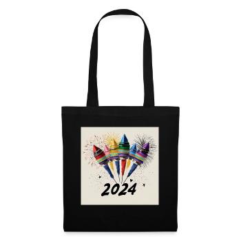 Year 2024 - Tote Bag - black - Front