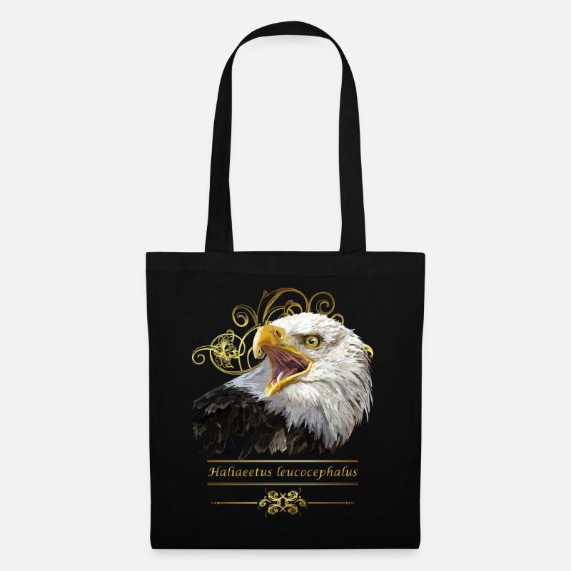 Weißkopfseeadler - Stoffbeutel - Schwarz