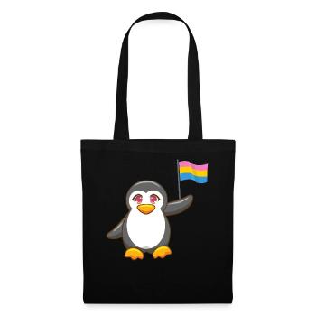 Gay Pride Antarctica Animal Penguin Pansexual LGBT - Tote Bag - black - Front