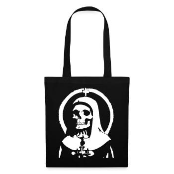 Bezaubernd düstere Gothic-Nonne, satanisch und okkult - Stoffbeutel - Schwarz - Vorne