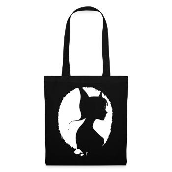 Gothic Girl Dark Fairytale Goth Occult Women Batc - Sac en tissu - noir - Devant