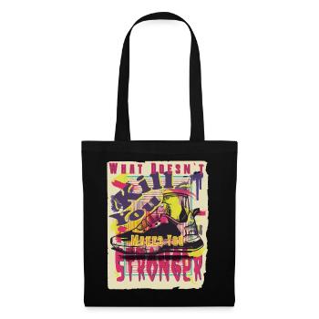 Ce qui ne vous tue pas vous rend plus fort - Kraft - Sac en tissu - noir - Devant