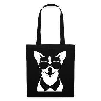 Funny Chihuahua wearing Sunglasses Chihuahuas - Tote Bag - black - Front