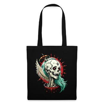 Crâne de Vénus // Crâne Femme Morgenstern FS0052 - Sac en tissu - noir - Devant