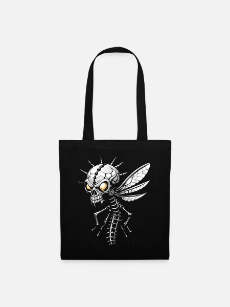 Moskito Skull // Totenkopf Stech-Mücke FS0106 - Stoffbeutel - Schwarz