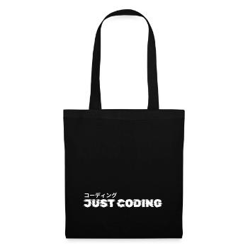 LUZILLION CODER COUTURE, JUST CODING - Tote Bag - black - Front