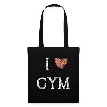 Gym - Sac en tissu - noir - Devant