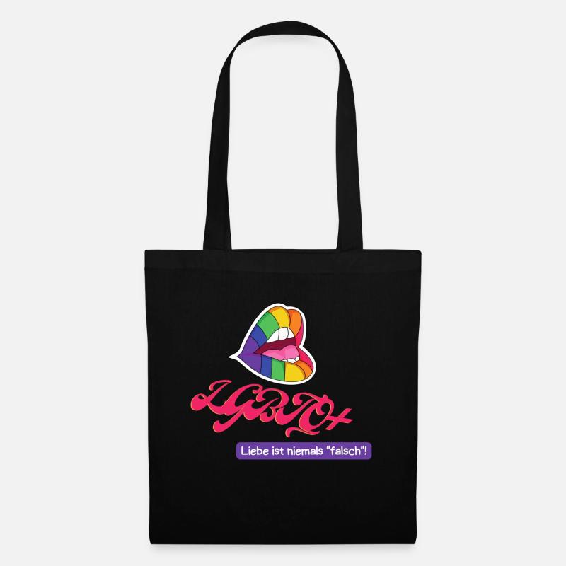 LGBTQ+ - T-Shirt - Stoffbeutel - Schwarz