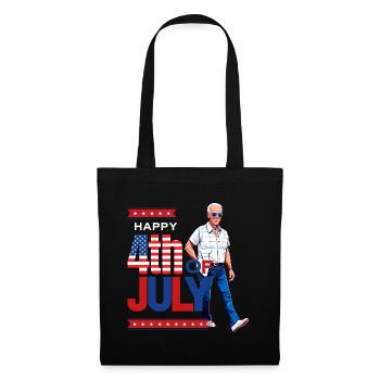 Hilarious 4th of July Celebration: Funny Joe Biden - Tote Bag - black - Front
