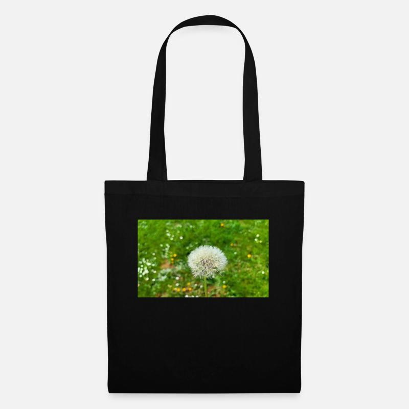 Pusteblume - Stoffbeutel - Schwarz